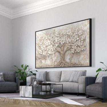 Imagem de Quadro decorativo árvore da vida fundo com textura - MeMoldura, 100x15