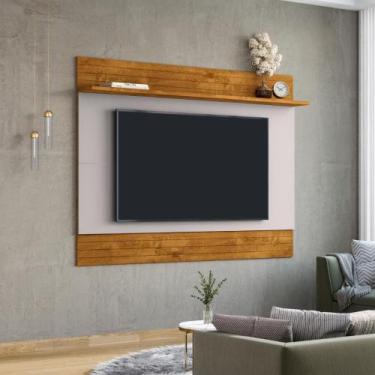 Imagem de Conjunto Painel e Rack Sui Naturalle Off White - CASA H