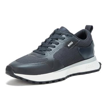 Imagem de BOSS Tênis masculino Big Logo Mesh Mix com cadarço, Âncoras Aweigh Blue, 9