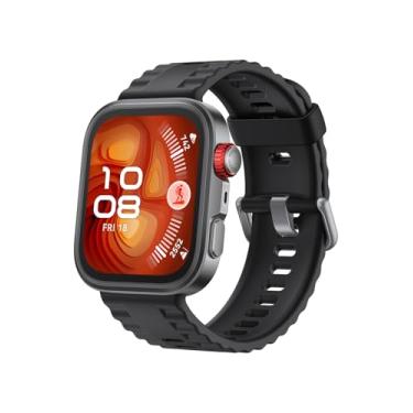 Imagem de Smartwatch, HUAWEI WATCH FIT 4 Pro, Esportes ao Ar Livre de Nível Profissional, Vidro de Safira e Titânio, Mapa de Campos de Golfe, Compatível com iOS e Android, Preto