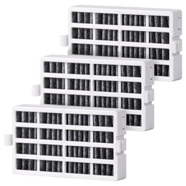 Imagem de Pacote com 3 filtros de ar W10311524 para geladeira W10311524, Whirlpool, AIR1, Kitchenaid, Maytag e Jenn-Air, filtro de ar FreshFlow, reduz odores com filtro de carvão ativado