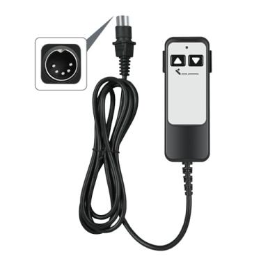 Imagem de ZWP HJH5 Controle remoto de substituição para Matt. Firm 50 Series & Leggett and Platt Bas-X HC Series, Richmat HJH5 cama ajustável com fio de 5 pinos