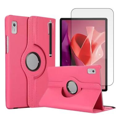 Imagem de Blance, Kit Capa Giratória Rosa + Película + Caneta Lenovo P12