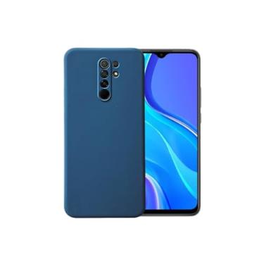 Imagem de Casecious Compatível com Xiaomi Redmi 9 ou 9 Prime Soft Liquid Silicone Gel Celular Básico Capa Traseira Funda para (Azul-petróleo)