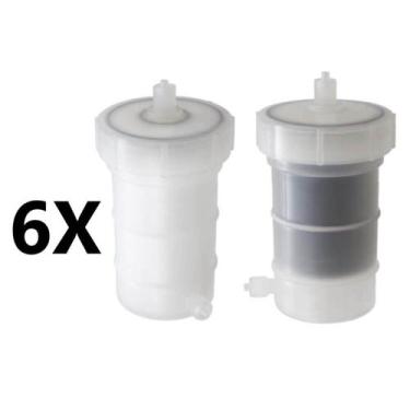 Imagem de 6 Conjunto Refil Filtro Camara Pp + Carvão Purificador Ph - BBI