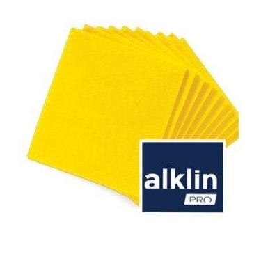 Imagem de Pacote 10 un Pano de Pia Multiuso Alklin 36cm x 40cm Amarelo