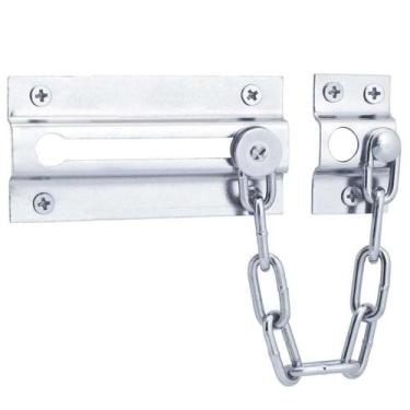 Imagem de Fecho Pega Ladrão Aço Com Corrente 88Mm X 25Mm Para Portas - Guepar