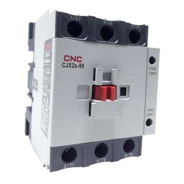 Imagem de Contator cjx2s-95 380V CNC 3P 50/60Hz 125x128x85mm
