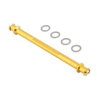 Imagem de UGPLM Apoio para os pés para motocicleta, suporte para extensão do apoio para os pés, haste de suporte, Ouro