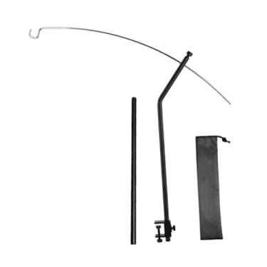 Imagem de Generic Suporte para lanterna de acampamento, suporte para mesa de luz, portátil removível para lanterna, para lâmpada para viagens, atividades ao ar livre, Seção Dupla