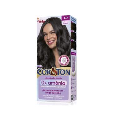 Imagem de Tintura Cor&Ton Niely 0% Amônia 1.0 Preto Intenso