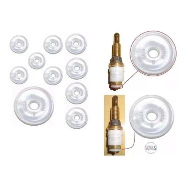 Imagem de 2X 10 Vedantes Carrapeta Para Torneira Registro Deca