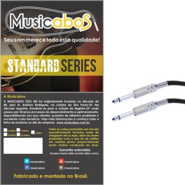 Imagem de Cabo Para Instrumento P10 P10 5M Musicabos Standard Ms5P10