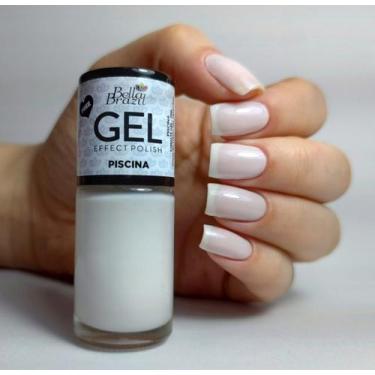 Imagem de Esmalte Efeito Gel Piscina Bella Brazil 9ml  Brilho e Longa Duração