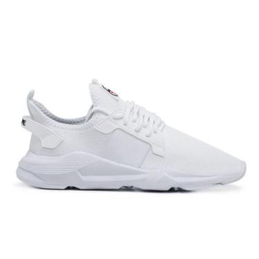 Imagem de Tênis Masculino Esporte Casual Moderno Branco - Hype, 42, Branco, Masc