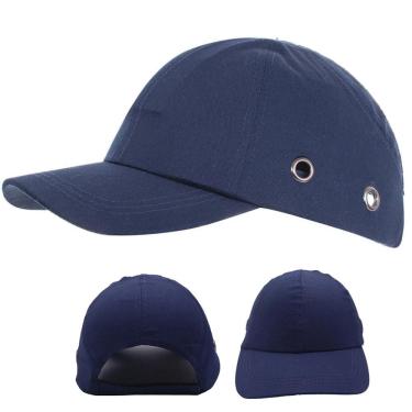 Imagem de Bone com Capacete EPI Obra Segurança do Trabalho Casquete Reparo Construçao Oficina Resistente Proteçao