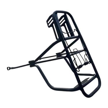 Imagem de UGPLM Suporte para bicicleta, suporte para cesto de bagagem em aço, traseiro para bicicleta para entrega de alimentos, armazenamento ao ar livre e viagens