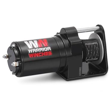 Imagem de Warrior Winches Guincho elétrico para limpeza de neve de 12 V, tração de linha de 272 kg, freio automático, resistente a intempéries, resistente, compacto e portátil para remoção de neve de caminhão