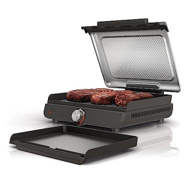 Imagem de Ninja Sizzle Smokeless Indoor Grill 127V – Sem Fumaça, Antiaderente, Até 260°C, Fácil de Limpar.