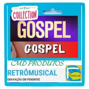 Imagem de Pen drive 8gb com Músicas = Coleção Gospel (mp3) Playlist Numerada - C