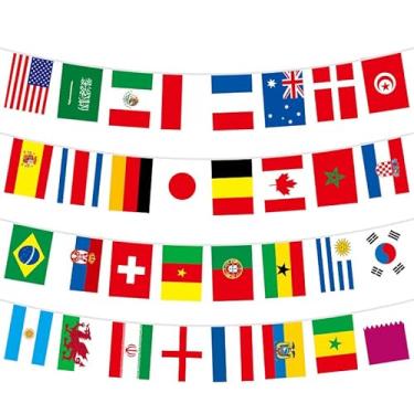 Imagem de Bandeira do país do mundo bandeira poliéster Bouwin bandeira decoração bar clube (18 m 50 países)