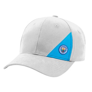 Imagem de Boné Manchester City SuperCap Bicolor - Masculino Tamanho:Único;Cor:Branco