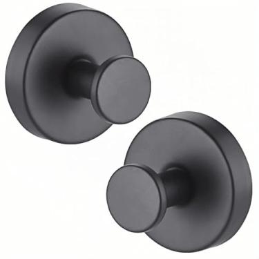 Imagem de YVYAVGE Gancho de grinalda com ventosa, ganchos resistentes de 6,8 kg para decoração de Natal, 2 unidades de suporte de guirlanda preto com forte aderência, sem instalação de perfuração para