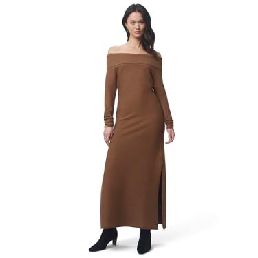 Imagem de Splendid Vestido feminino Splendid X @Cellajaneblog com ombros de fora, Caramel, M