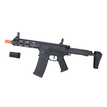 Imagem de Rifle Airsoft Aeg M4 M904g Pdw Gatilho Eletrônico D.e Armory