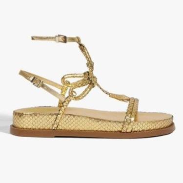 Imagem de PAPETE SCHUTZ SNAKE DOURADA Tamanho:38;Cor:-Feminino