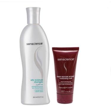 Imagem de Shampoo Silk moisture + Máscara inner restore intensif - Senscience 