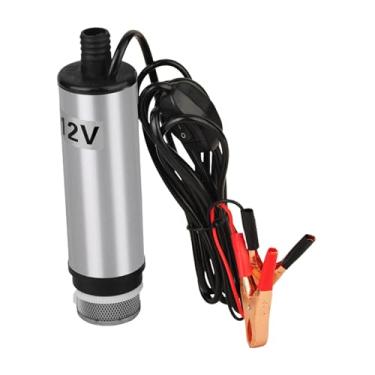 Imagem de KiBcsLic Bomba submersível DC 12V, mini bomba de água profissional, substitui acessórios premium, fácil de instalar, peças de reposição, portátil, Prata