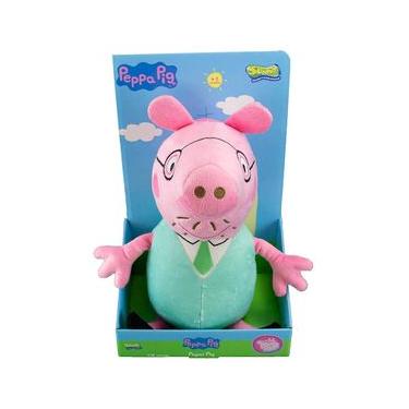 Imagem de Peppa Pig - Pelúcia Papai Pig 31Cm