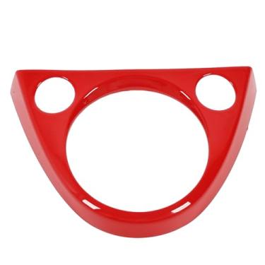 Imagem de aqxreight Tampa da Moldura do Painel do Câmbio de Engrenagens, Pasta de Instalação, Adesivo da Tampa Moldura Painel Caixa de Engrenagens para 500 Vermelho, Se Quiser, Capa Caixa de, Capa de