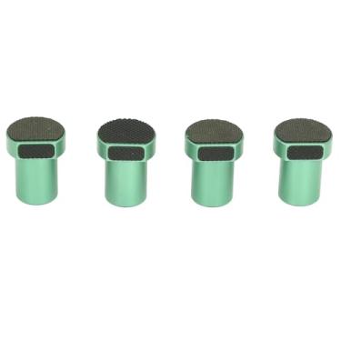 Imagem de Cryfokt Conjunto de Banco de Liga de Alumínio Verde de 19mm para Fixação e Fixação de Mesa de Carpintaria, 4 Peças para Marceneiros, Rolha de Bancada Portátil