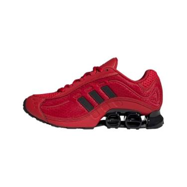 Imagem de adidas Megaride O1 Tênis masculino casual com cadarço - vermelho, Multi, 5.5 Wide Women/4.5 Wide Men