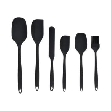 Imagem de Conjunto De Utensílios De Cozinha Em Silicone Creme 6 Peças Espátula I