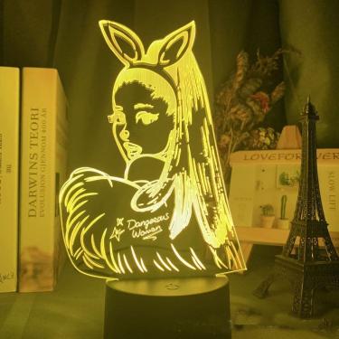 Imagem de Lâmpada de luz noturna Arianas Anime Decor 3D Illusion com USB
