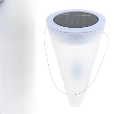 Imagem de Luz LED Sensível Solar em Forma de Cone para Suspensão Decoração Festa Jardim Caminho Paisagem Parede e Interior