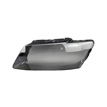 Imagem de Farol abajur farol capa de vidro lente escudo protetor kit de reparo do farol do carro capa transparente compatível com audi q5 2014-2016(1 left)