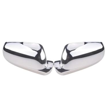 Imagem de Capas de asa para espelho retrovisor adequado para Vw para Golf 4 Mk4 para Bora 1998-2004 Tampa de espelho de asa lateral carro 3B0857537B 3B1857538B Capa traseira externa (Chrome R)