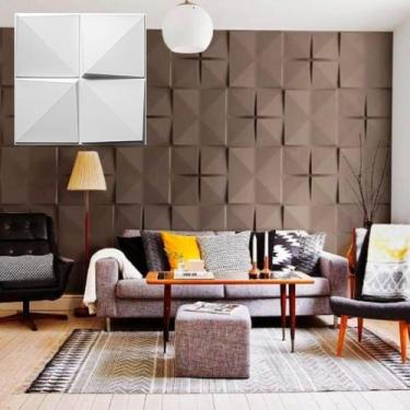Imagem de 32 Placas Revestimentos 3d Decorativas Paredes Muros Cubos - REVEST3DP