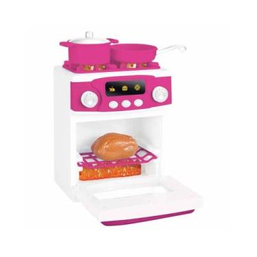 Imagem de Fogao e Forno Grill Eletrico Infantil Casa Encantada Zippy Toys EF2310