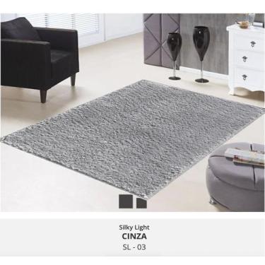 Imagem de Tapete silky 1,50 x 2,00 pelo macio 100% antiderrapante moderno facil 