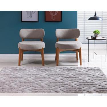 Imagem de Tapete 1,00 por 1,50 oasis jazz auto e baixo relevo comércio sala quar