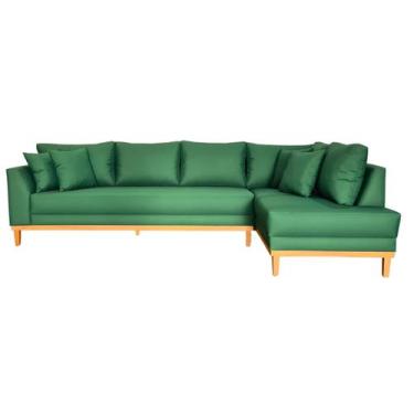 Imagem de Sofá  Canto Pierri Lado Direito Tecido Acquablock Pé Base Madeira  300