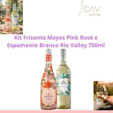 Imagem de Kit Dueto de Delicias 3.0 Frisante Mayos Pink Rosé e Espumante Branco 