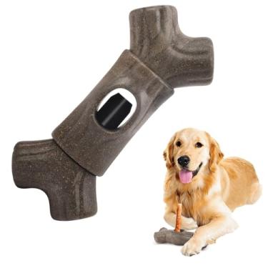 Imagem de Cosell Suporte de vara de bully para cães, suporte de mastigação seguro para cães médios/grandes, fácil de limpar e usar suporte para mastigar iaque, adequado para vários bastões de bully