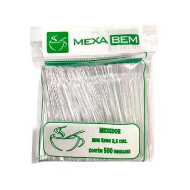 Imagem de Mexedor cafe mexa bem com 500 8,5 cm cristal