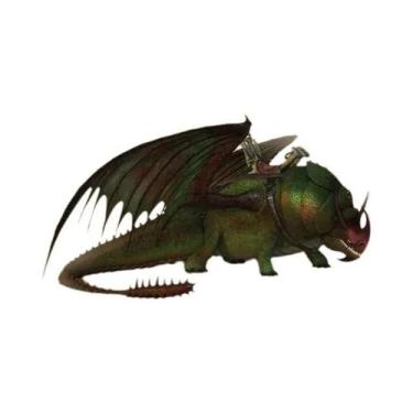 Imagem de Pôster Vintage Dragão Do Terror Sussurrando a Morte, Arte Em Tela Para